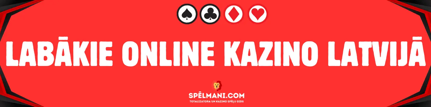 Labākie online kazino Latvijā