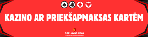 Kazino ar priekšapmaksas kartēm