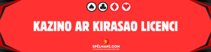 Kazino ar Kirasao licenci